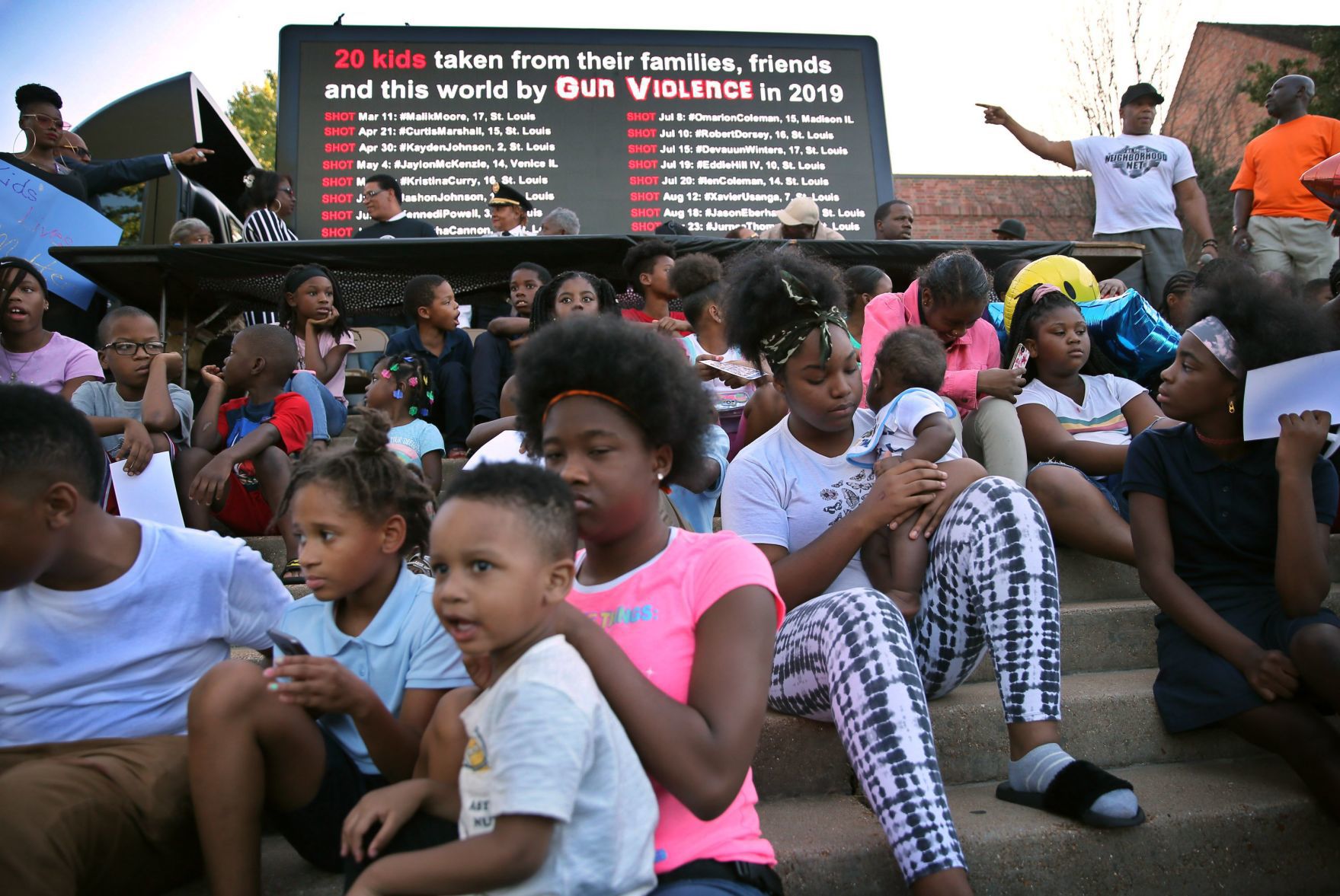 Vigil for murdered children in St. Louis